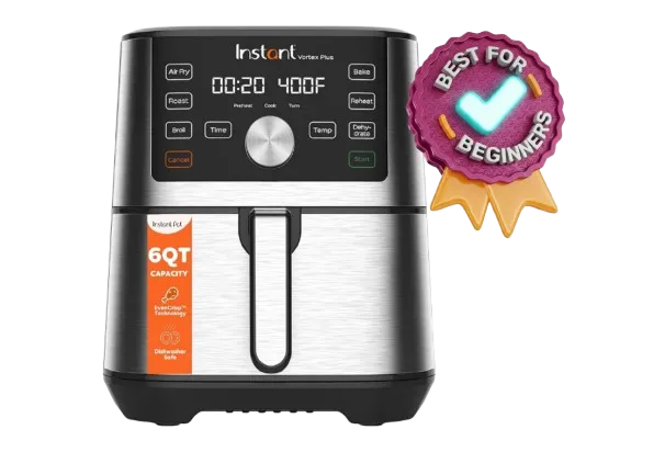 Air fryer Instant Vortex 4-in-1 — Best for Beginners
